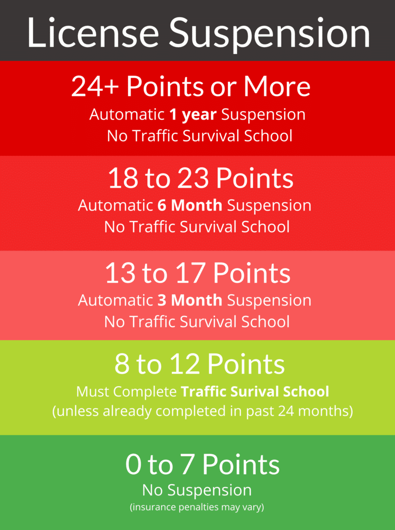 How Does The Point System Work On Your Driver S License